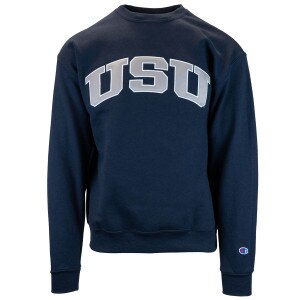 USU Champion Unisex Crew Sweatshirt navy